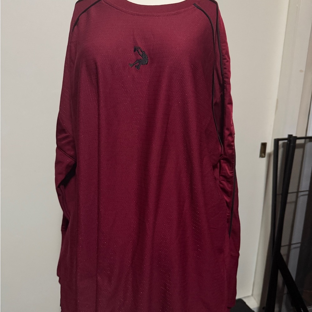 Vintage Men's NBA Maroon Long Sleeve Shirt